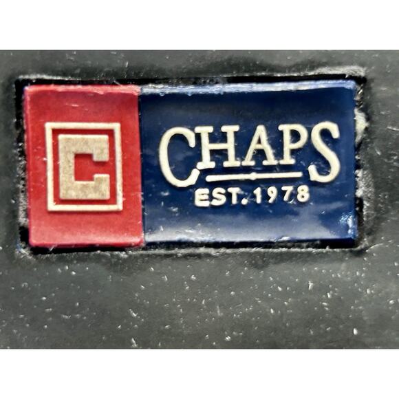 Chaps Men's Ankle Boots Buckle Strap & zipper 10M Genuine Leather Dark Brown VTG - Picture 9 of 12